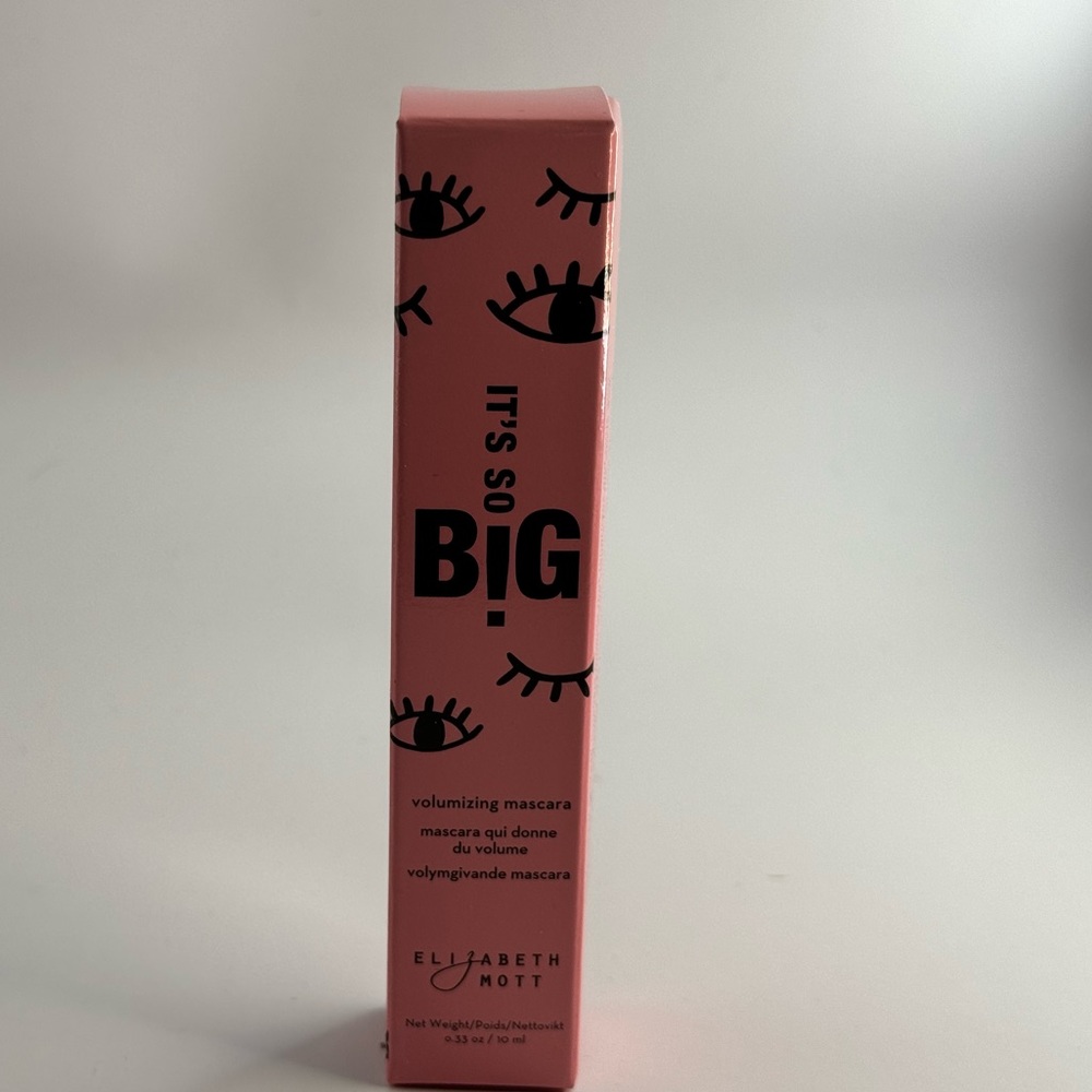 Elizabeth Mott It's So BIG Volumizing Mascara Black 0.33 oz Full Size New In Box